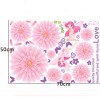 Fairy Princess, Pink Flowers & Butterflies Vinyl Wall Decals